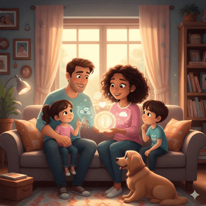 Como falar sobre saúde emocional com as crianças: um guia carinhoso para famílias